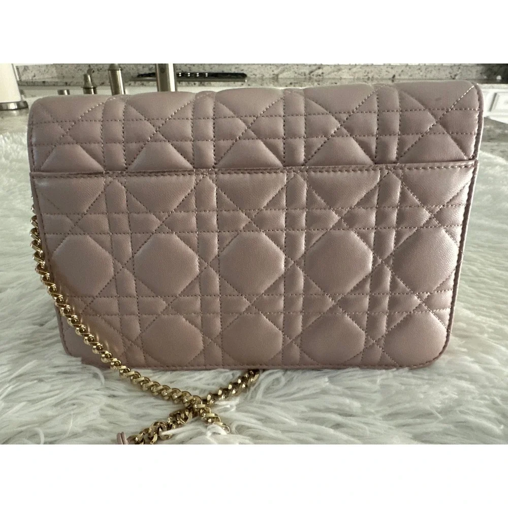 Christian Dior Miss Dior Cannage Leather Pink Bag Handbag